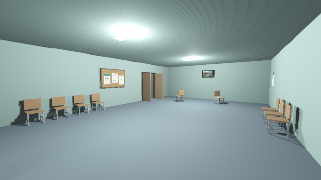 The hospital waiting area in ordinary perception